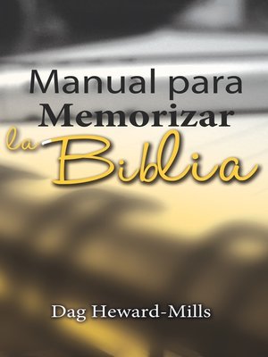 cover image of Manual Para Memorizar La Biblia